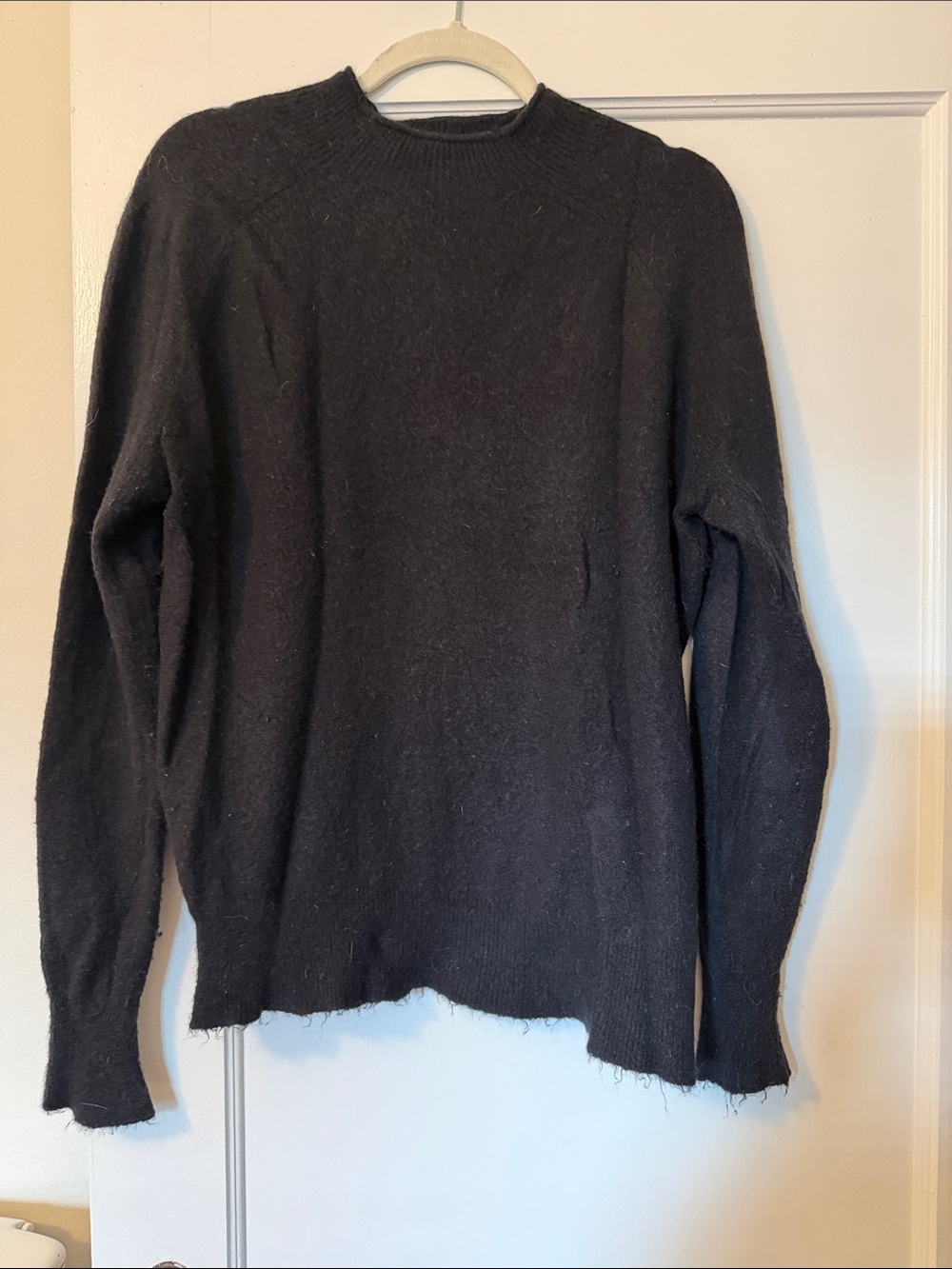 J. Crew Black mock neck Sweater